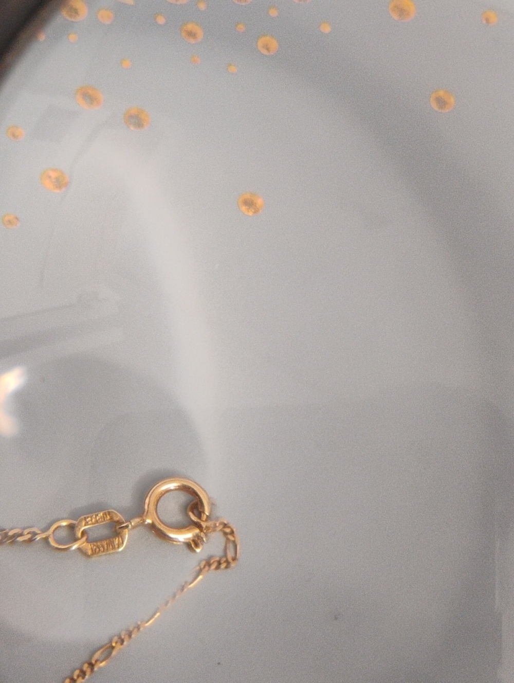 Figaro Chain 14 K Gold Bracelet - Picture 5 of 9